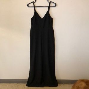 Black long jumpsuit from Madewell